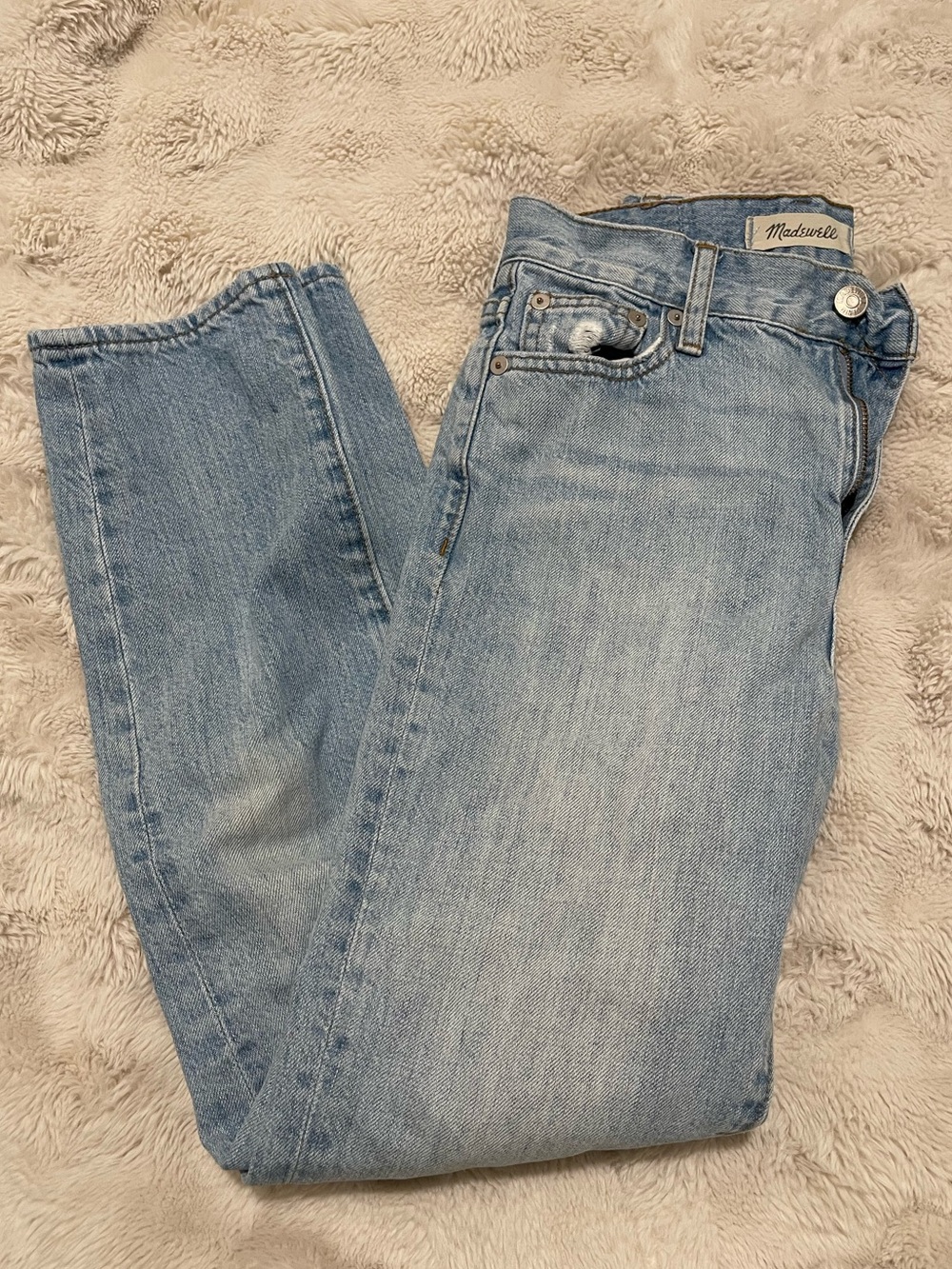Madewell Light Wash Straight Leg Women’s The Perfect Summer Jeans